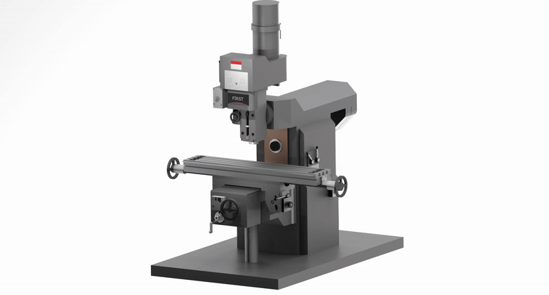 第一台万能铣床