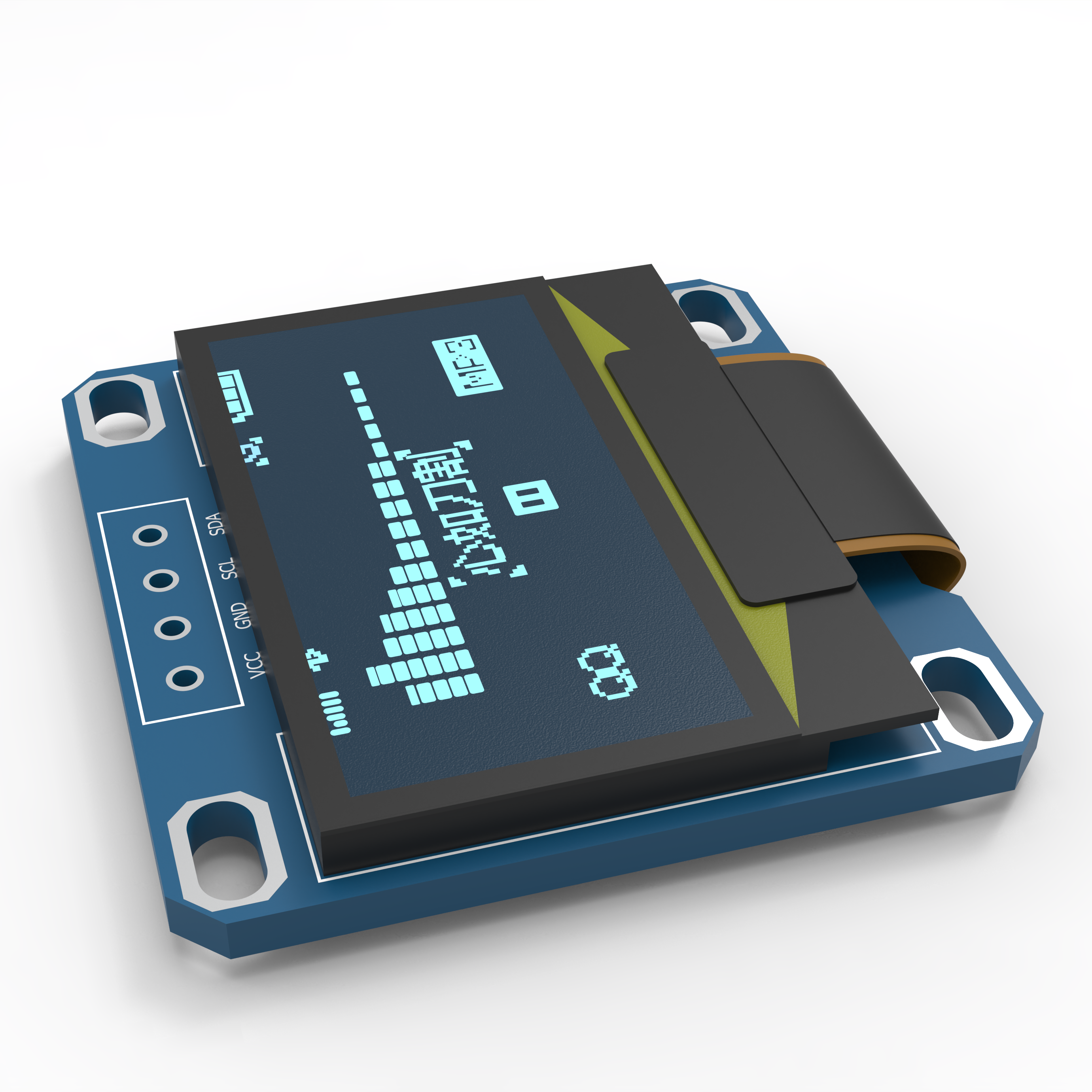 LCD固态硬盘1306 0.96英寸(128x64像素)