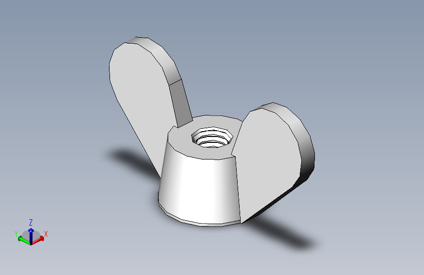 不锈钢蝶形螺母，A4，DIN 315 M3
