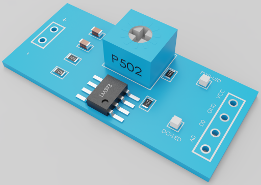 雨量传感器模块LM393