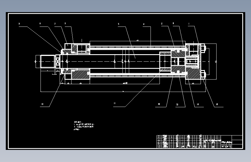 液压缸装配图 5-30
