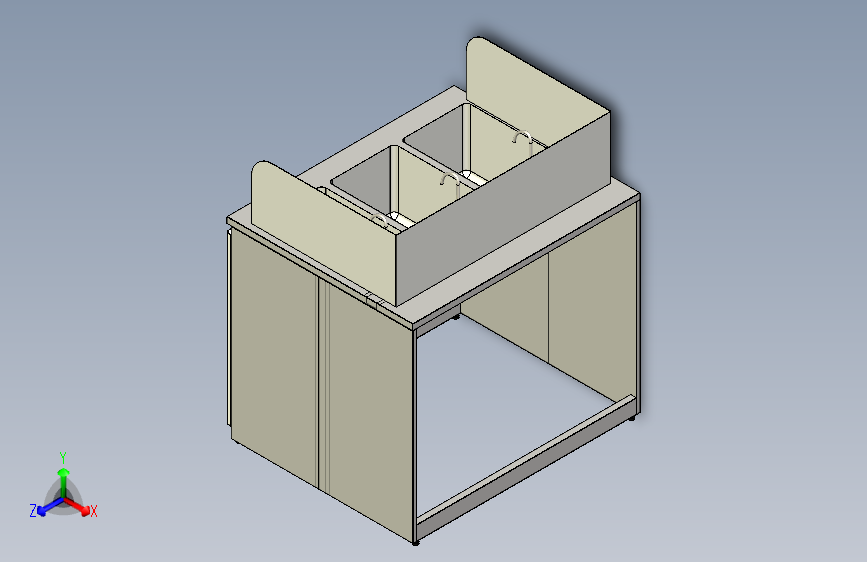 双星水盆柜（台盆水槽