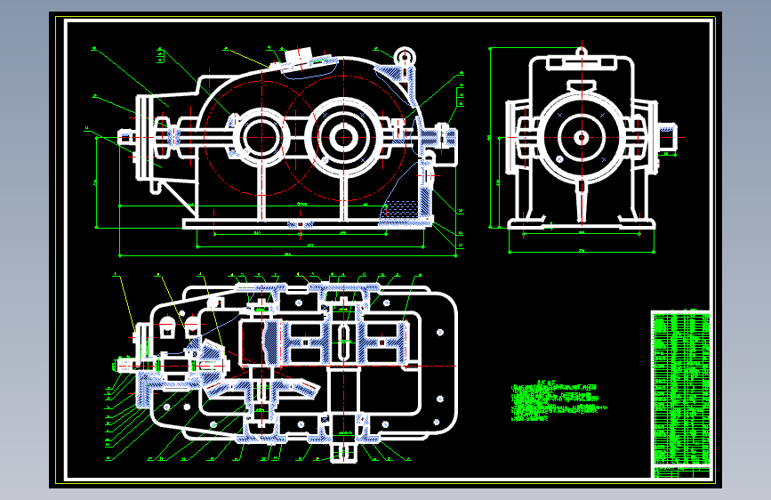 JX316-步进式推钢机设计【9张CAD图纸】