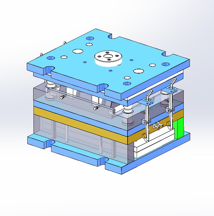 A6 螺旋塑料零件模具