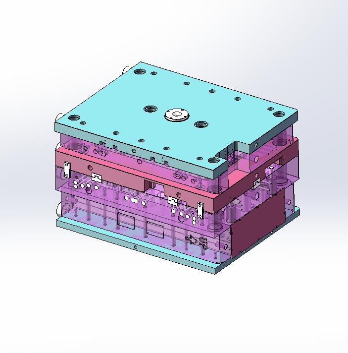 A3 LCD显示屏壳塑胶模具