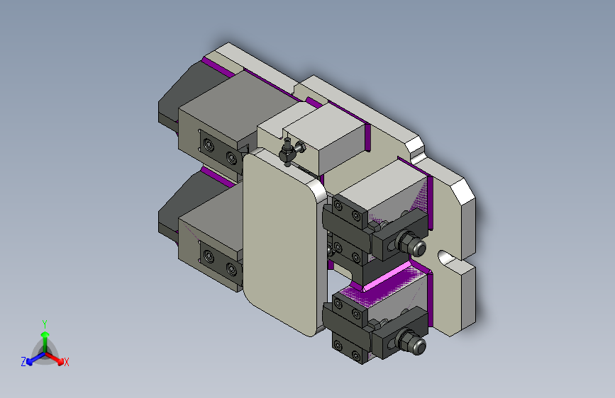 铣床铣削夹具模型设计
