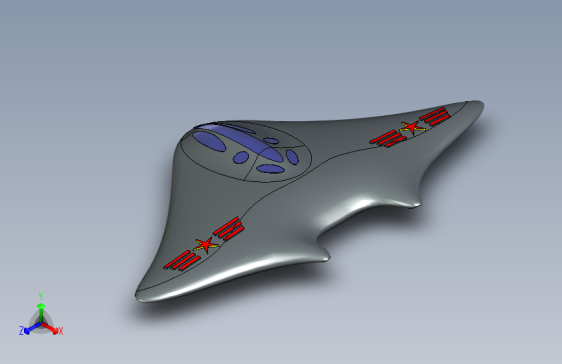 新概念隐形飞机
