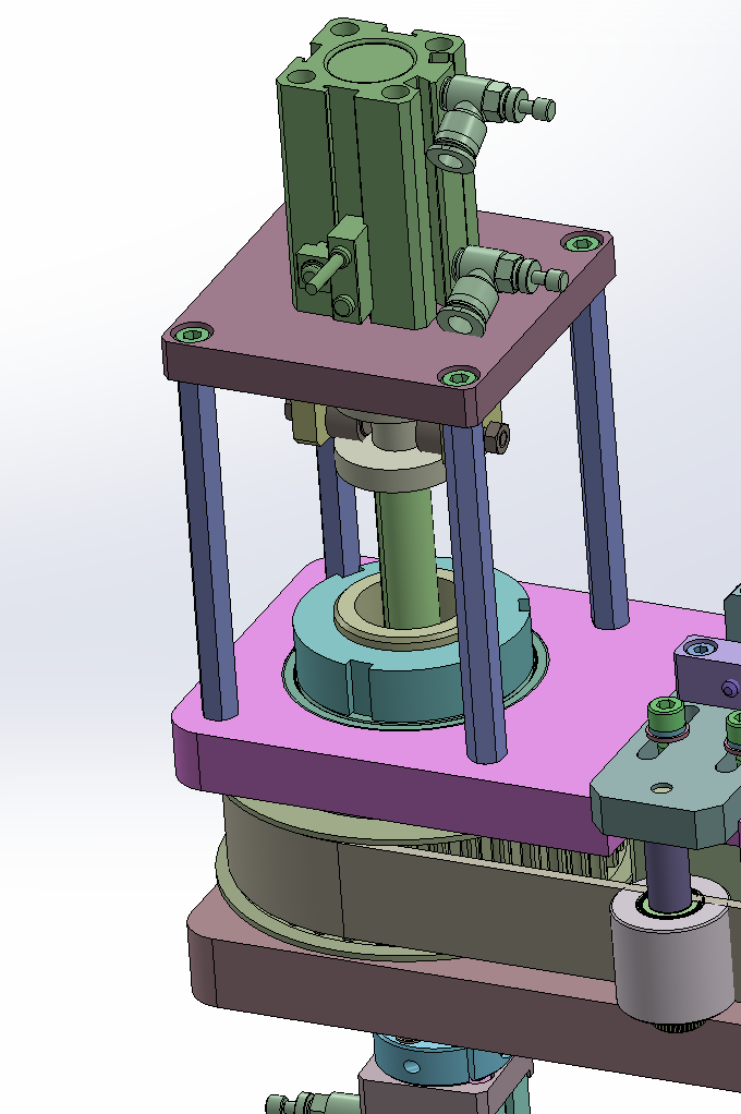 三工位机械旋转夹爪