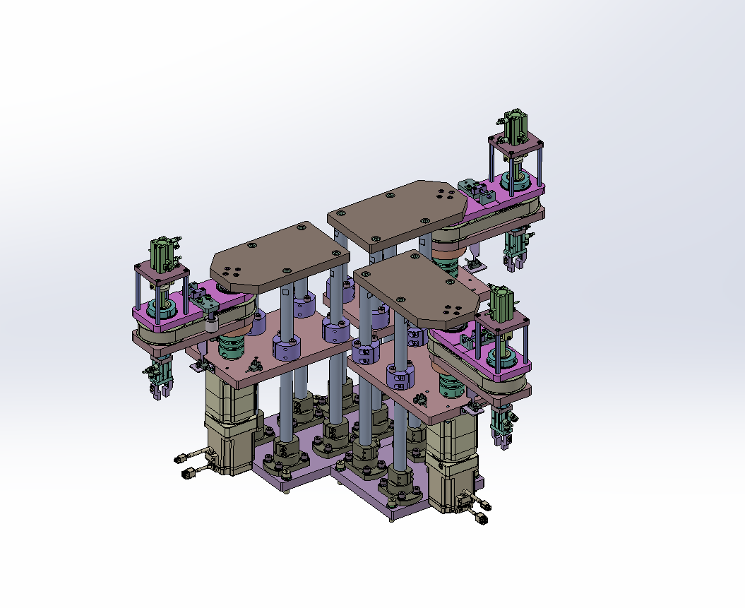 三工位机械旋转夹爪