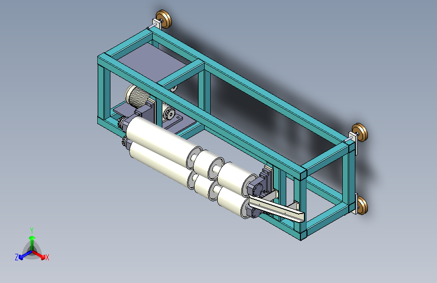轴类零件自动旋转进给装置