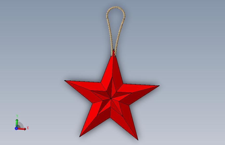 A0000161-圣诞星星挂件