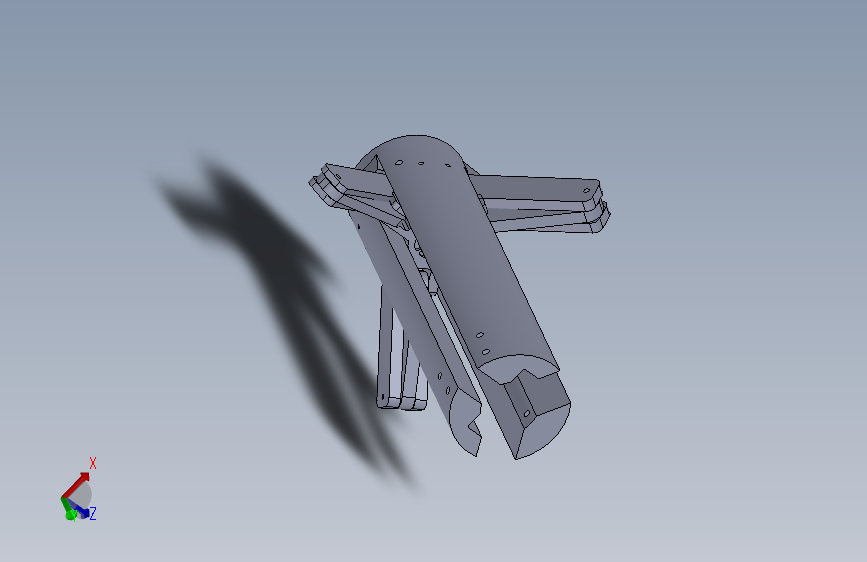 金属渔网的机械夹持机构