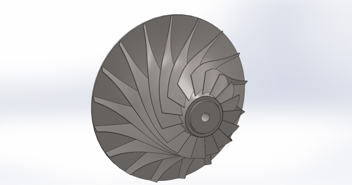 A0000190-离心式压缩机叶轮