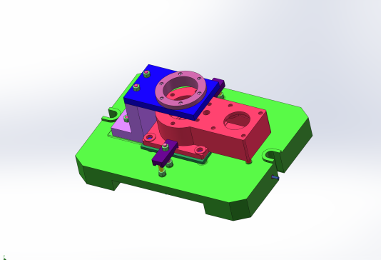 阀体阀腔工艺及镗φ100H8孔夹具设计【含三维sw】