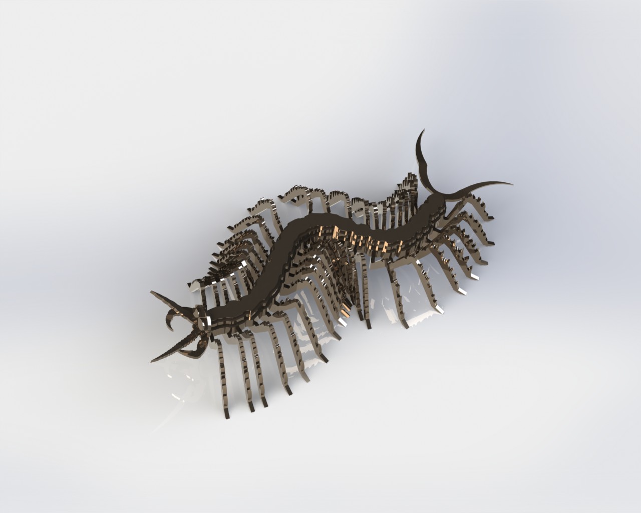 A1000034-蜈蚣金属工艺设计