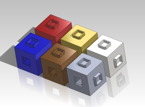 A1000194-立方体风格的积木