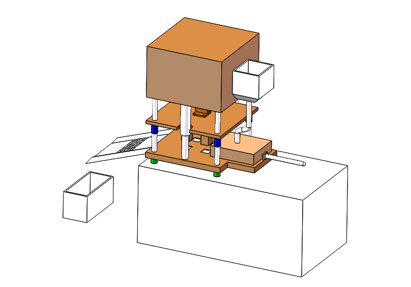 混合粉末成型机设计-三维+二维1629538
