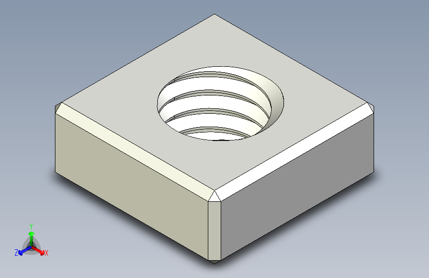 A2000158-m3 方形螺母