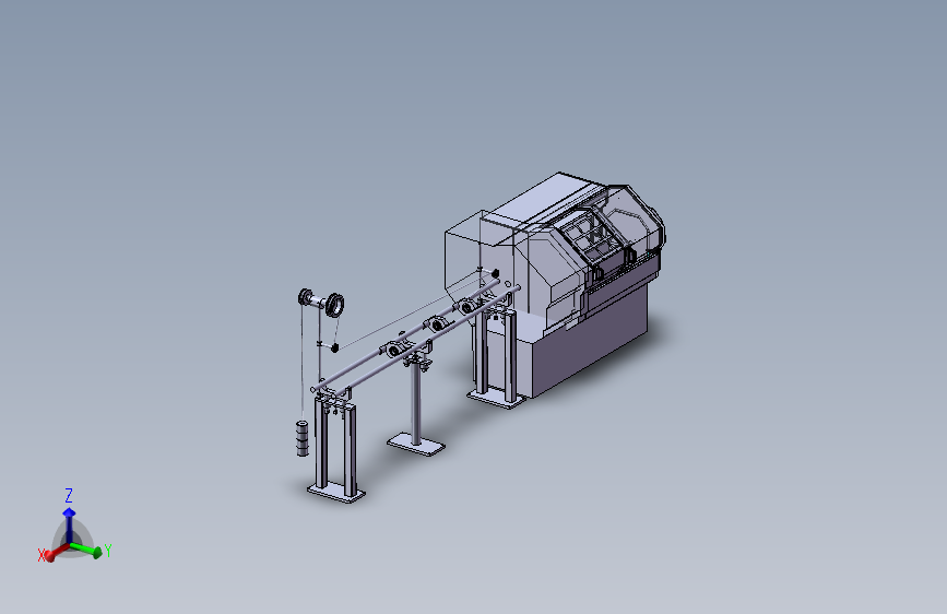 数控车床自动送料机 sw24