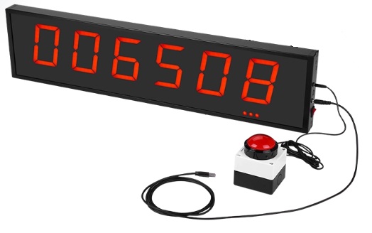 5英寸6位7段数字计数器