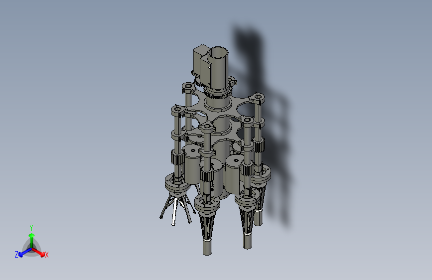 瓶子灌装线的连续拧盖装置--1365489-100