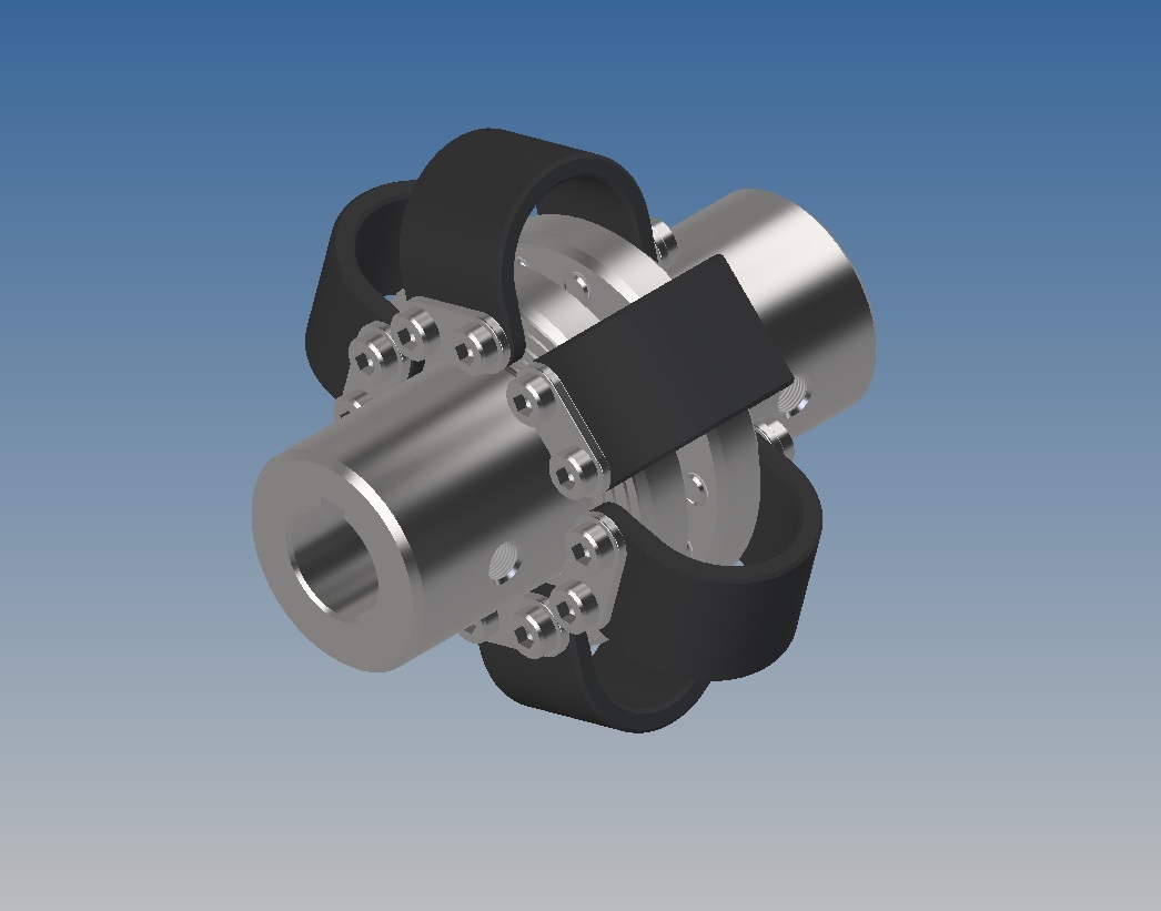 联轴器轴直径-30毫米，棱柱形槽8x7毫米