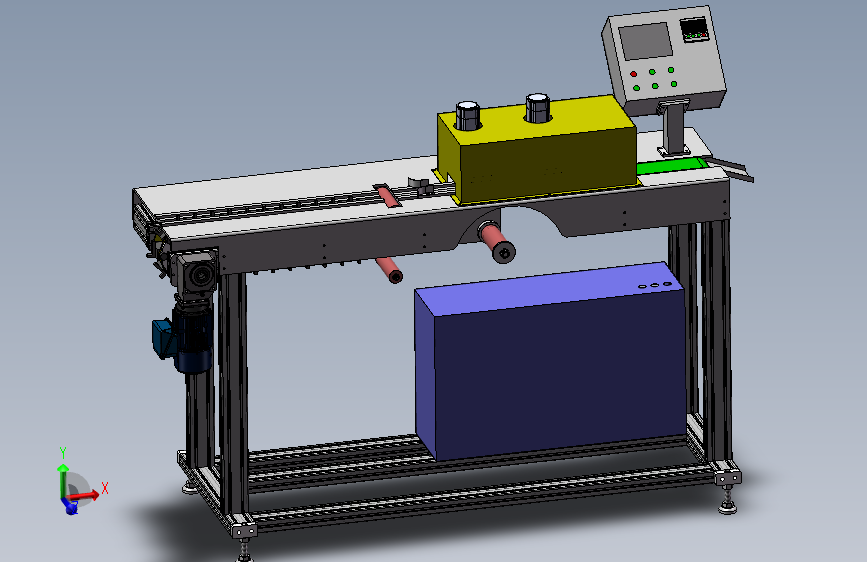 食品真空包装机设计【三维SW模型+说明+9张CAD图纸】