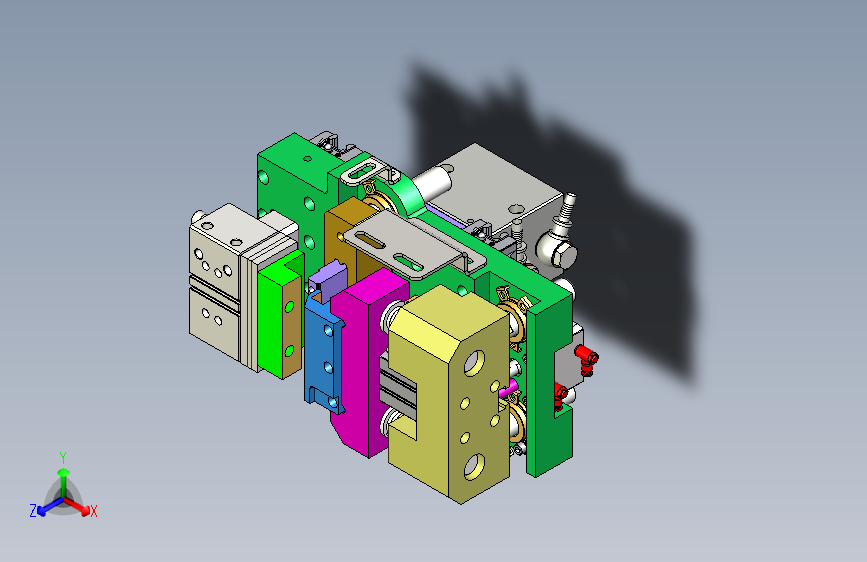 自动侧翻边机构