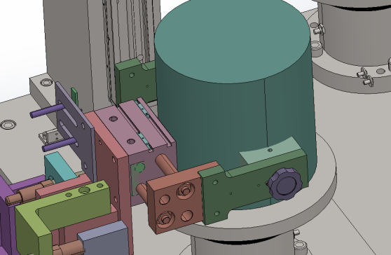 双圆柱圆度检测机构