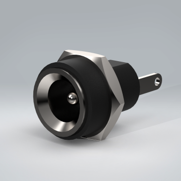 5.5毫米面板安装DC插孔