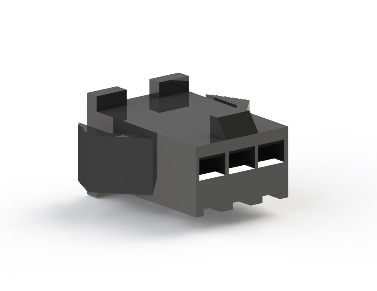 JST SM 2.54 3针公接头