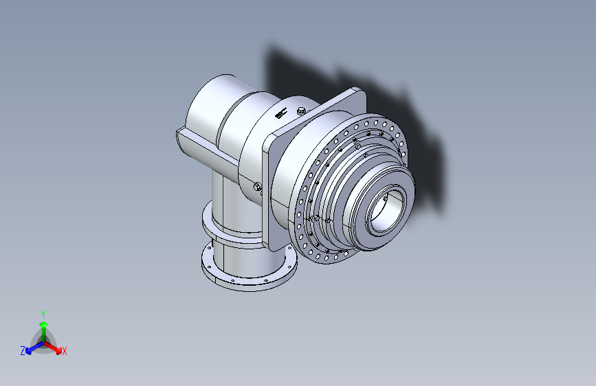 P2L.带电机法兰及联轴器减速机型号21