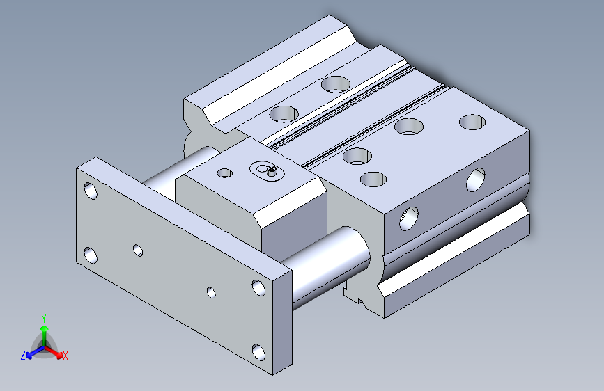 MLGP薄型带导杆锁紧气缸_2530