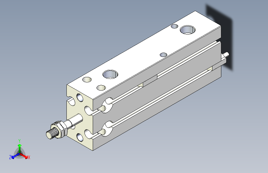 MD多位置固定气缸（缸径6）