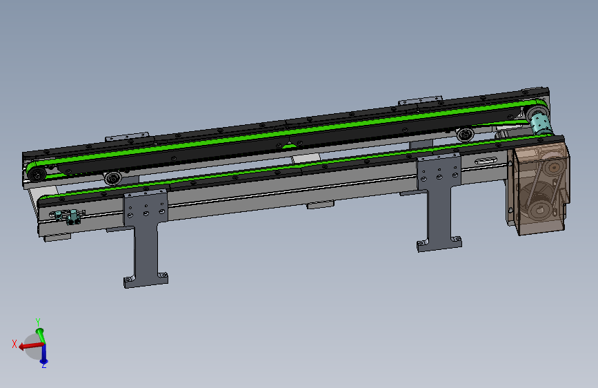 双同步带流水线