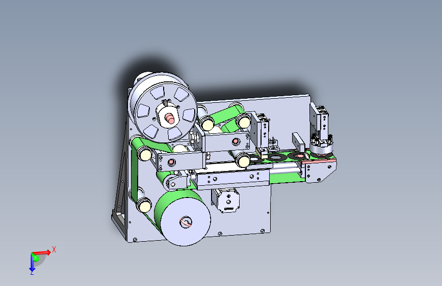 后撤式贴标模组