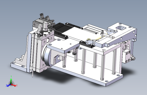 翻转标纸涂覆机构