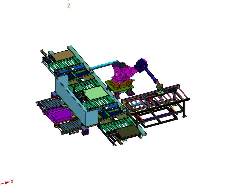 电梯层门板堆放的工作站