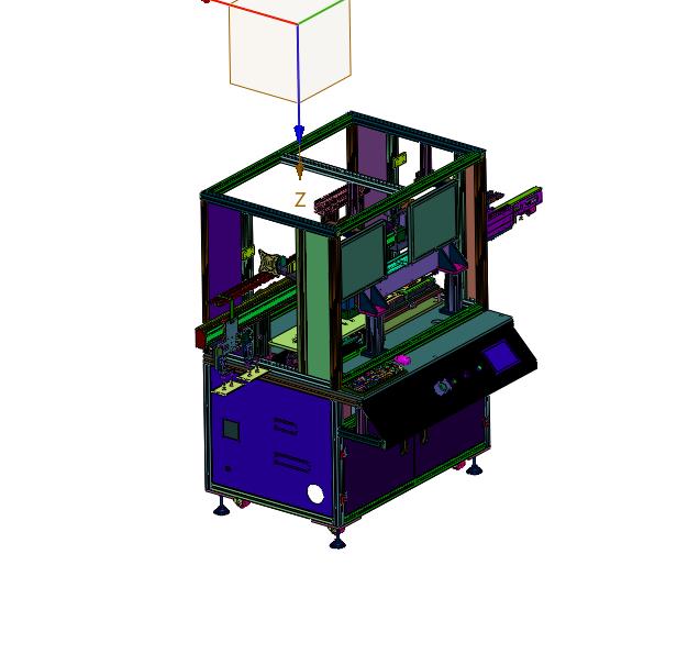 光学玻璃检测机的工作台面装置