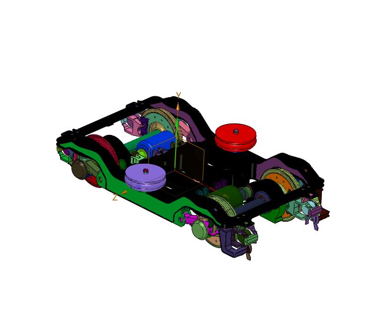 轨道车辆转向架构架