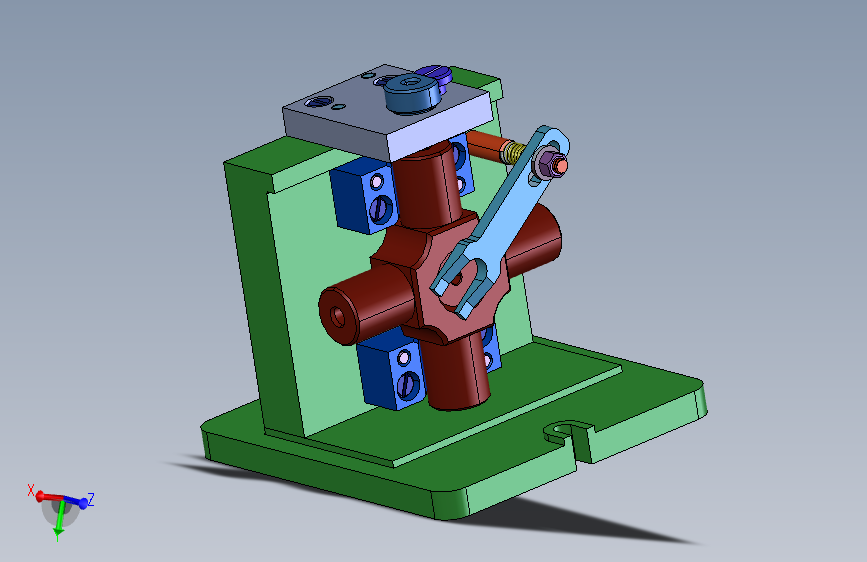 十字轴加工工艺及钻4-φ6孔夹具设计【含三维sw模型】