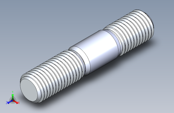 B1000039-通用双头螺栓 - SOLIDWORKS