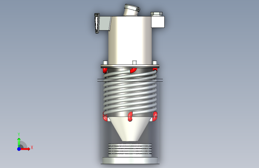 B1000045-小型气化炉 正面视图