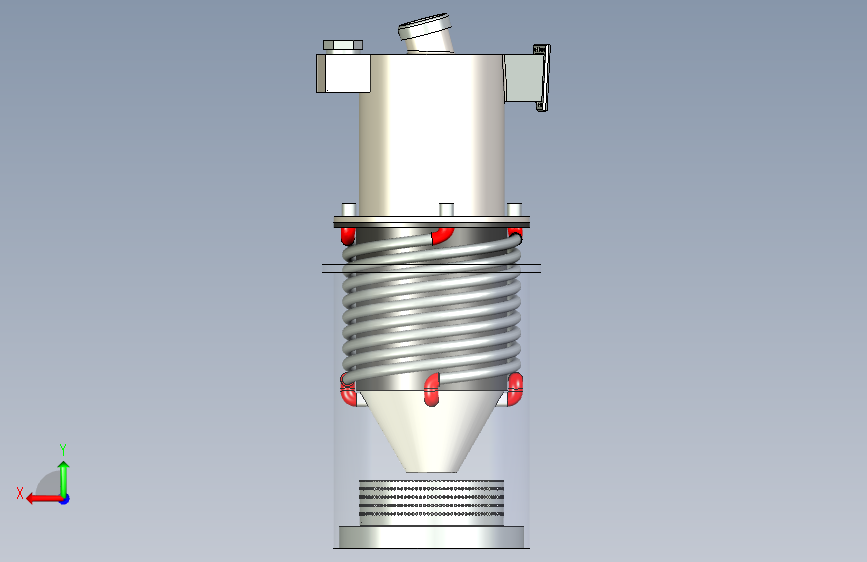 B1000045-小型气化炉 背面视图