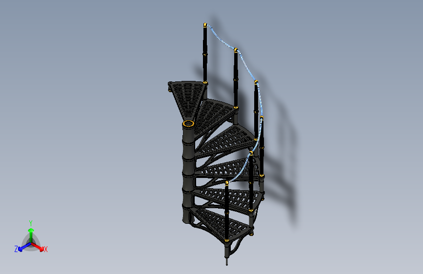 B1000190-螺旋楼梯