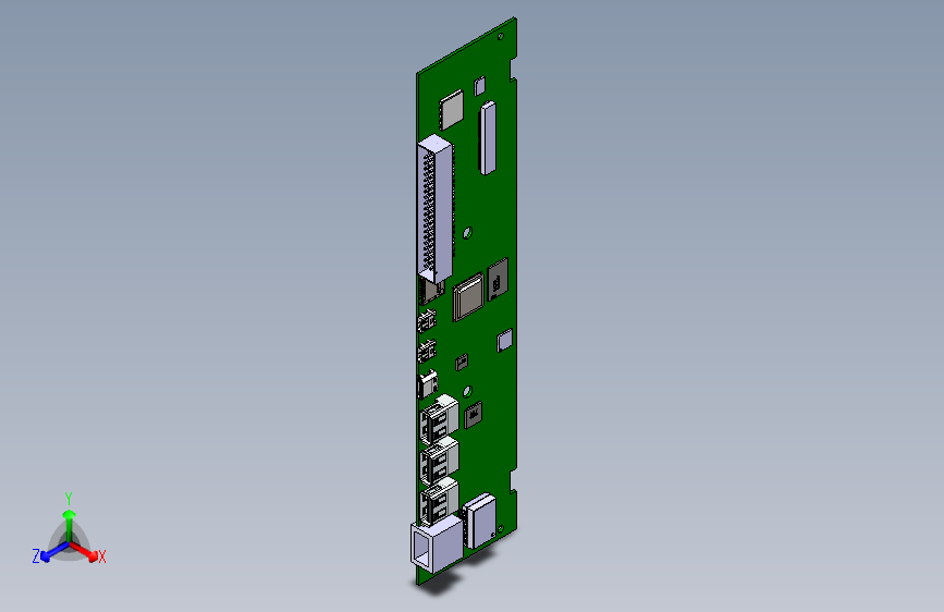 B2000018-树莓派 400 印刷电路板
