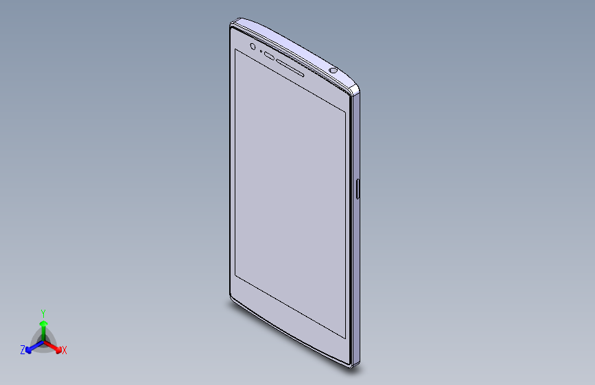 B2000114-一加手机 One 体积模型