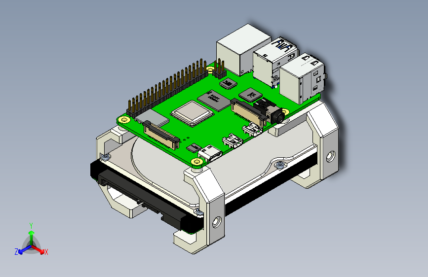 B2000157-树莓派4B-NAS-结构