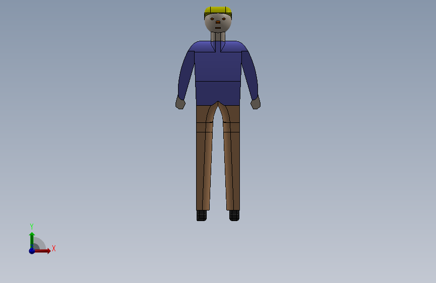 A2000242-(男士)-男士人体模型