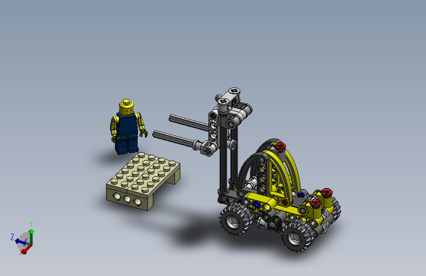 A2000245-乐高积木叉车